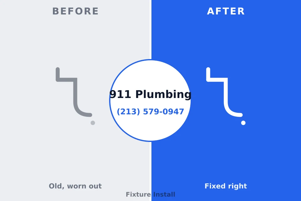 Before and after: plumbing repair Hallandale Beach, FL